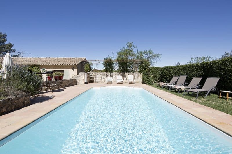 location mas charme st rémy piscine